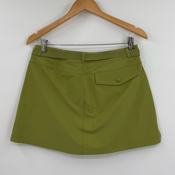 NWT Outdoor Voices RecTrek Belted Utility Skirt in Juniper / Flax | Size Medium - Picture 4 of 8